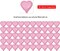 50-Pack 10in Pink Heart Foil Balloons – Party Decor for Valentine’s Day, Wedding & Birthday